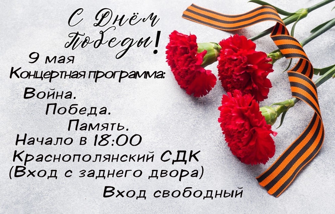 Концерт 9 мая.
